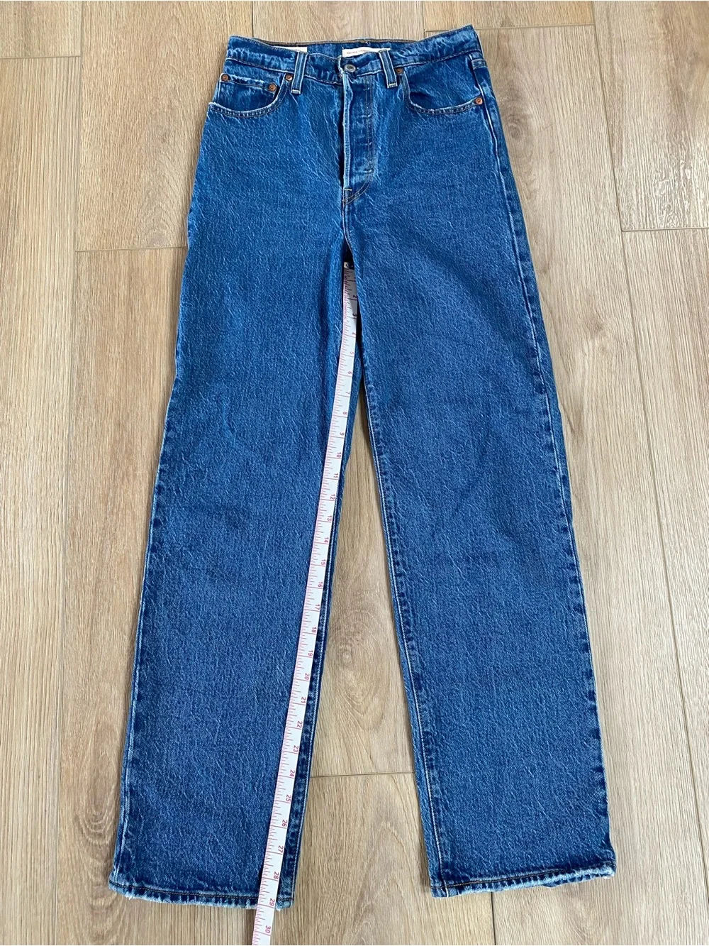 Levi's Ribcage Straight Ankle Jean - Jazz Pop Medium Wash